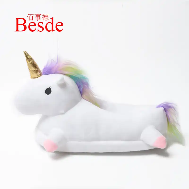 ladies unicorn slippers