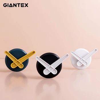 

GIANTEX 3 PCS No Trace Wall Hanger Hook Simple Creative Bathroom and Toilet Door Hook No Nail Wall Sticky Hook
