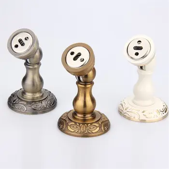 

Classical Pattern Magnetic Door Stops Door Stopper Holder Catch Floor Fitting With Screws For Home Bedroom Toilet Hardwa G8TB