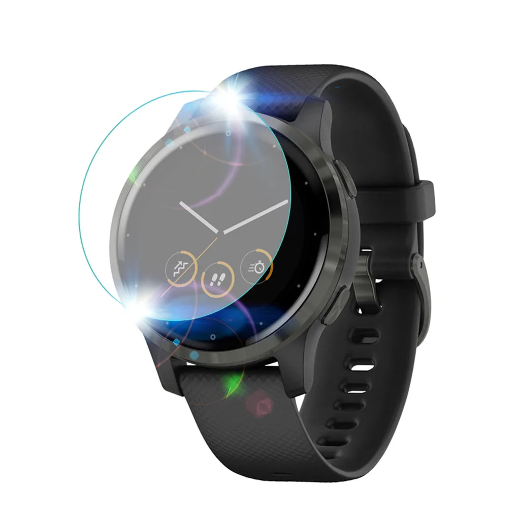 OTOKY 1 шт полное покрытие пленка Закаленное стекло протектор экрана для Garmin Vivoactive 4S