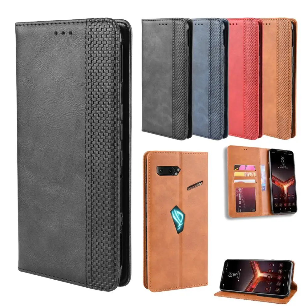 

Wallet Case with Card Holder for ASUS ROG Phone II/ROG Phone 2 ZS660KL Cover Wallet Premium PU Leather Kickstand Shockproof Capa