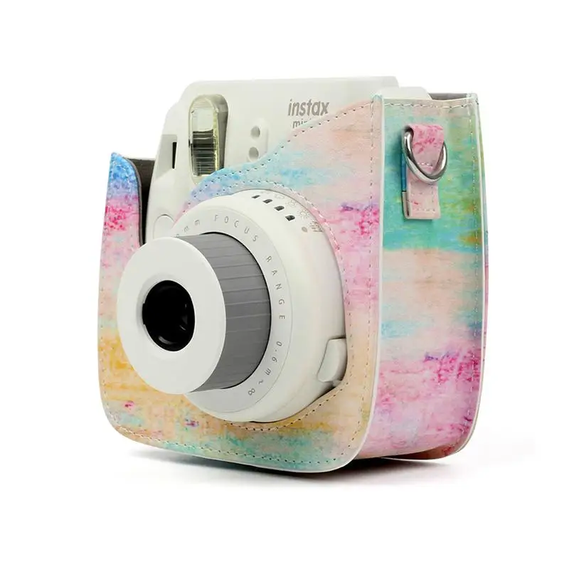 Защитный чехол из искусственной кожи для камеры Fujifilm Instax Mini 8/8+/9
