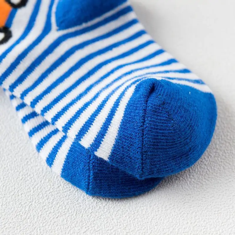 5 пар детских носков, теплые и удобные детские носки, цветные хлопковые носки с рисунком для мальчиков и девочек