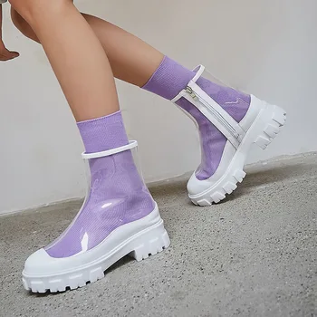 

Doratasia 2020 Dorpship Fashion Luxury Design Genuine Leather PVC Summer BOOT women's Shoes Sandals