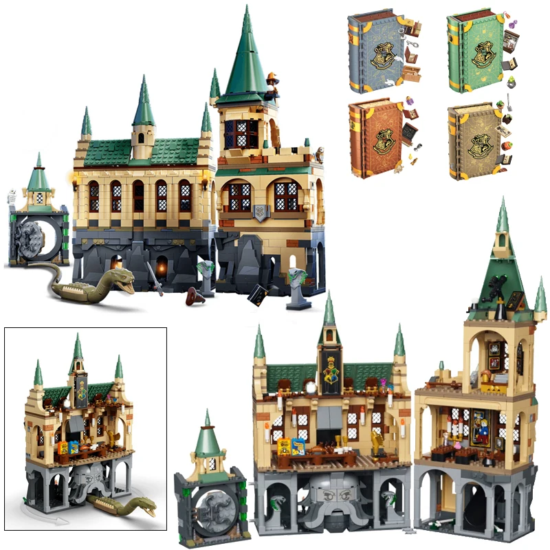 Конструктор MOC из фильма волшебный замок 76388 Посетите деревню секретная комната