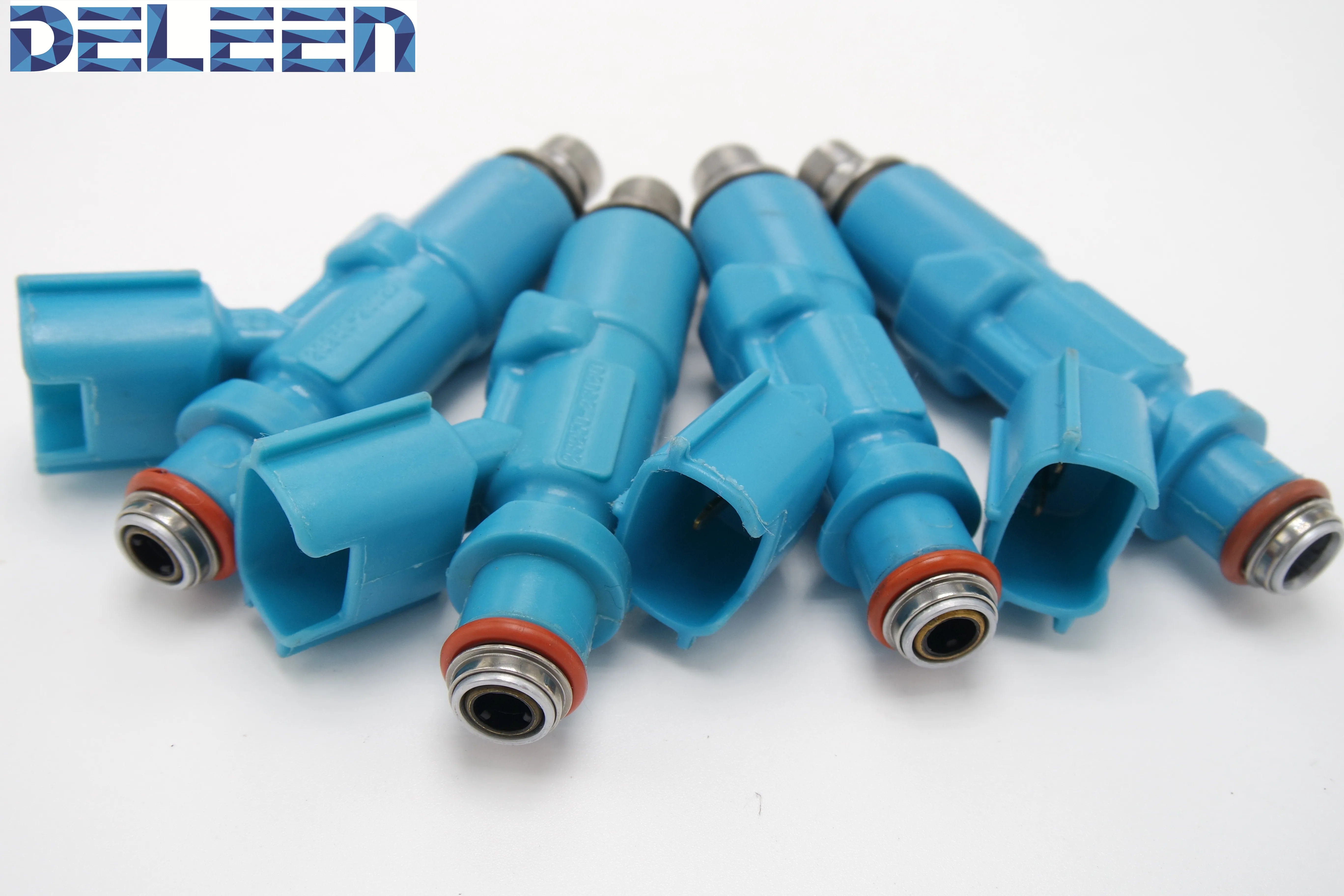 

Deleen 4 Pcs Petrol Fuel Injector 23250-23020 For T oyota Yaris Vitz 1.0 1.3 1999-2005 Car Accessories