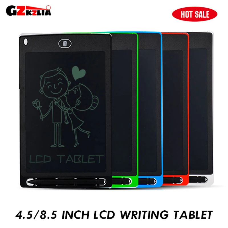 Z03 LCD escritura Junta 8,5 pulgadas tableta electrónica para los niños adultos 4,5 Dibujo rasguño escritura Pad inteligente portátil