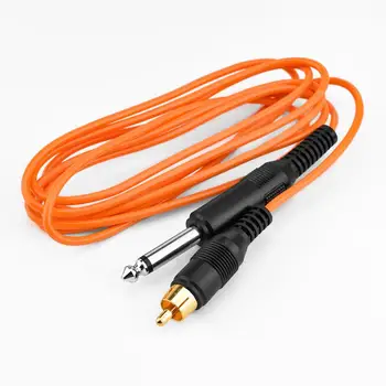 

Yfashion 1.73 Meters Rca Tattoo Hook Line Orange for Tattoo Machine Power Cord Supply