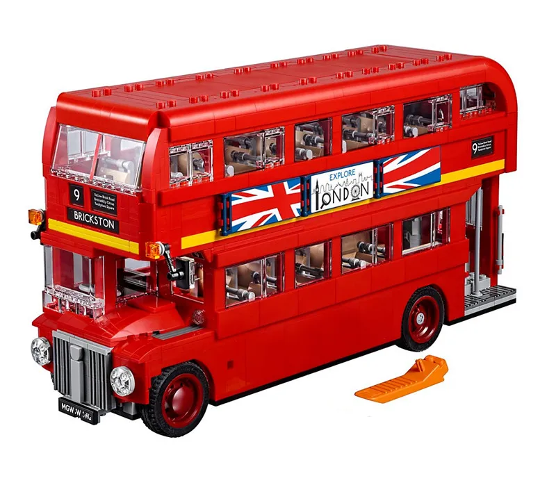 

TOYS 21045 1716PCS The London Bus Set 10258 Building Blocks Bricks Children Educational Toys Model Gifts building blocks gifts