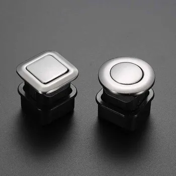 

1Pc Hidden Door Handles Spring Drawer Pulls Knob Invisibility Kitchen Cabinet Handles and Knobs Embedded Furniture Handle