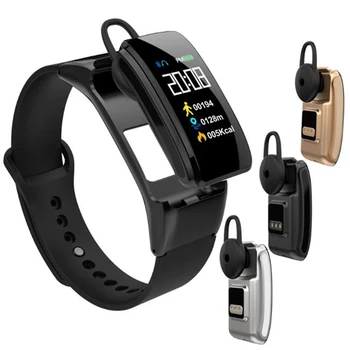 

B31 Smart Bracelet Bluetooth Wireless Headset 2 in 1 Heart Rate Blood Pressure Monitor Smart Watch Bluetooth Wireless Phone Call