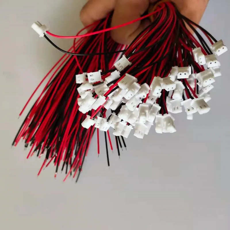 cor, linha terminal espaçamento, 2.5mm, 2P, 26awg, 300mm, 5264, 100Pcs
