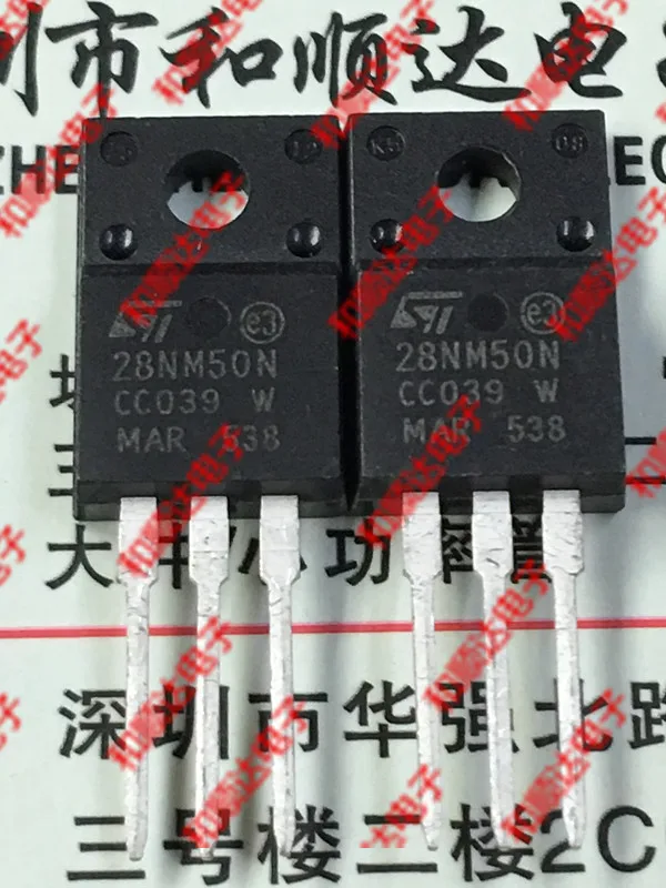10 шт./лот ST28NM50N новые имеющиеся в наличии TO-220F 550V 21A | Электроника