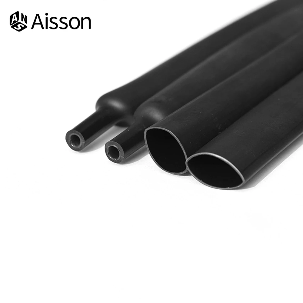 Uxcell Wire Wrap Sleeve 2mm Dia 30mm Long Heat Shrink Tubing 280pcs Black