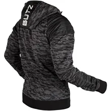 Мужские спортивные толстовки с капюшоном для занятий фитнесом, сезон осень-зима, стиль