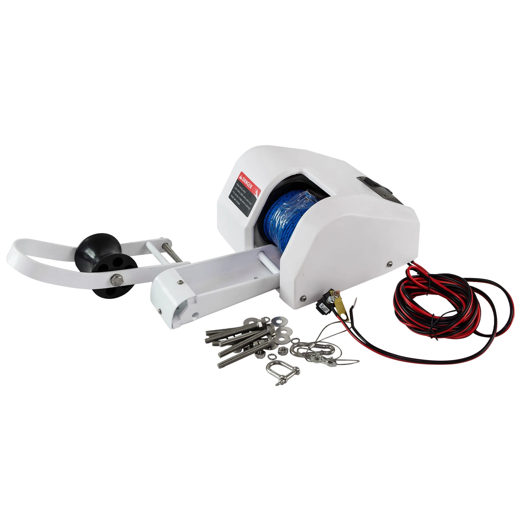 US $199.92 Pontoon Boat 35 Electric Anchor Winch Saltwater With Wireless Remote Control Kit