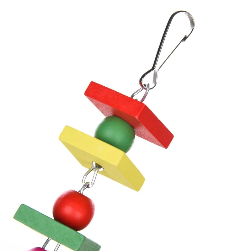 Игрушка для попугаев подвесной колокольчик деревянный гамак игрушки клетка для птиц Качели Подвесные Игрушки для маленьких принадлежности для птиц