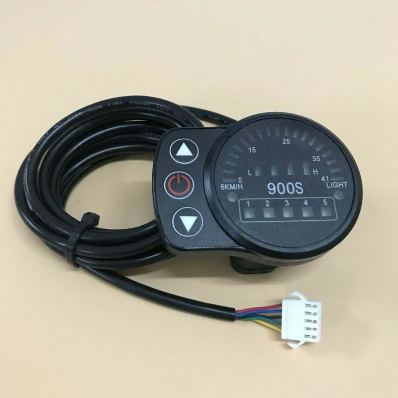 24 V/36 V/48 V KT-LED900S Дисплей метр Панель Белый SM/круглый Водонепроницаемый Интерфейс прочный e-детали для велосипеда аксессуары