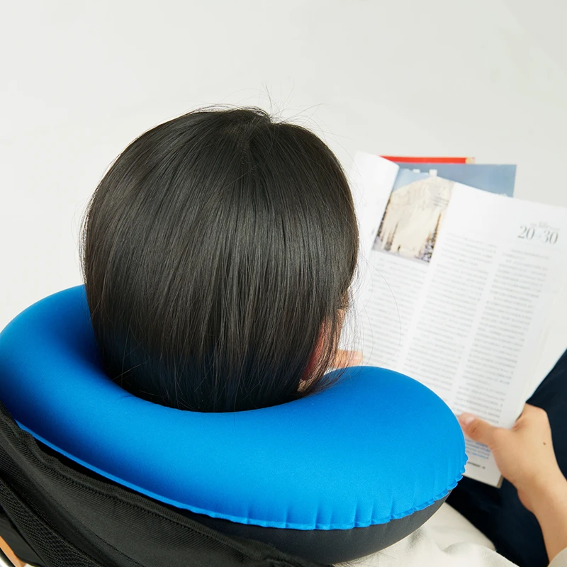 Naturehike Portable Ultralight Inflatable Comfortable Outdoor Camping Sleeping Pillow U-Shape Neck Protective Travel Accessories