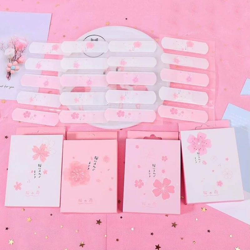 20 unids/caja impermeable y transpirable de dibujos animados lindo tirita vendas adhesivas botiquín de primeros auxilios para los niños