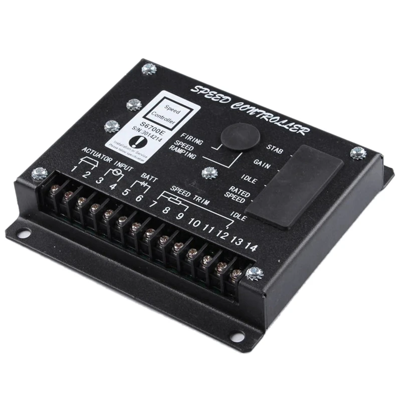 

S6700E Generator Speed Controller Electronic Generator Control Module Panel for Cummins Generator Brushless Genset Part