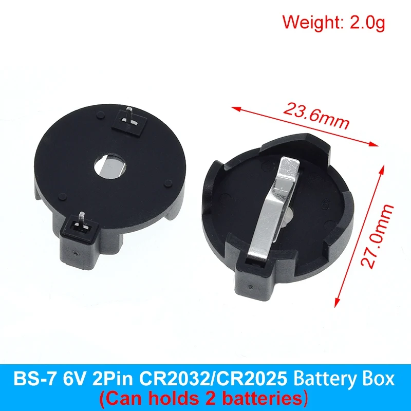 TZT CR2032 CR2025 CR1220 Knopfzellenbatterie Sockel Halter Fall Abdeckung mit EIN-AUS-Schalter 3V 6V Batterie Aufbewahrungsbox – Detail 16
