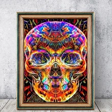 30x40 см DIY Рукоделие 5d алмазная живопись Череп офисное украшение ручная работа Daimond живопись товары для рукоделия Алмазная вышивка