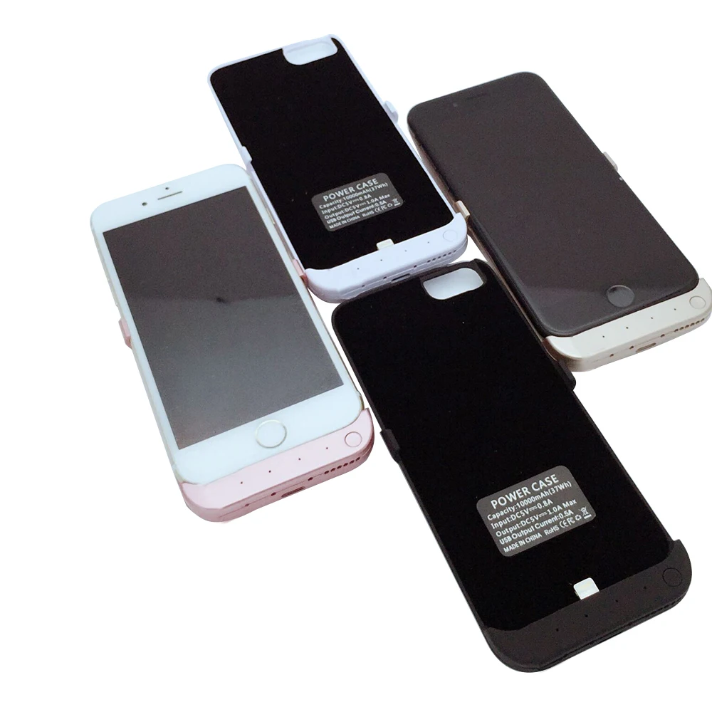 For Iphone 6 7 Battery Charger Cases Led Cover Power Bank Backup Pack
