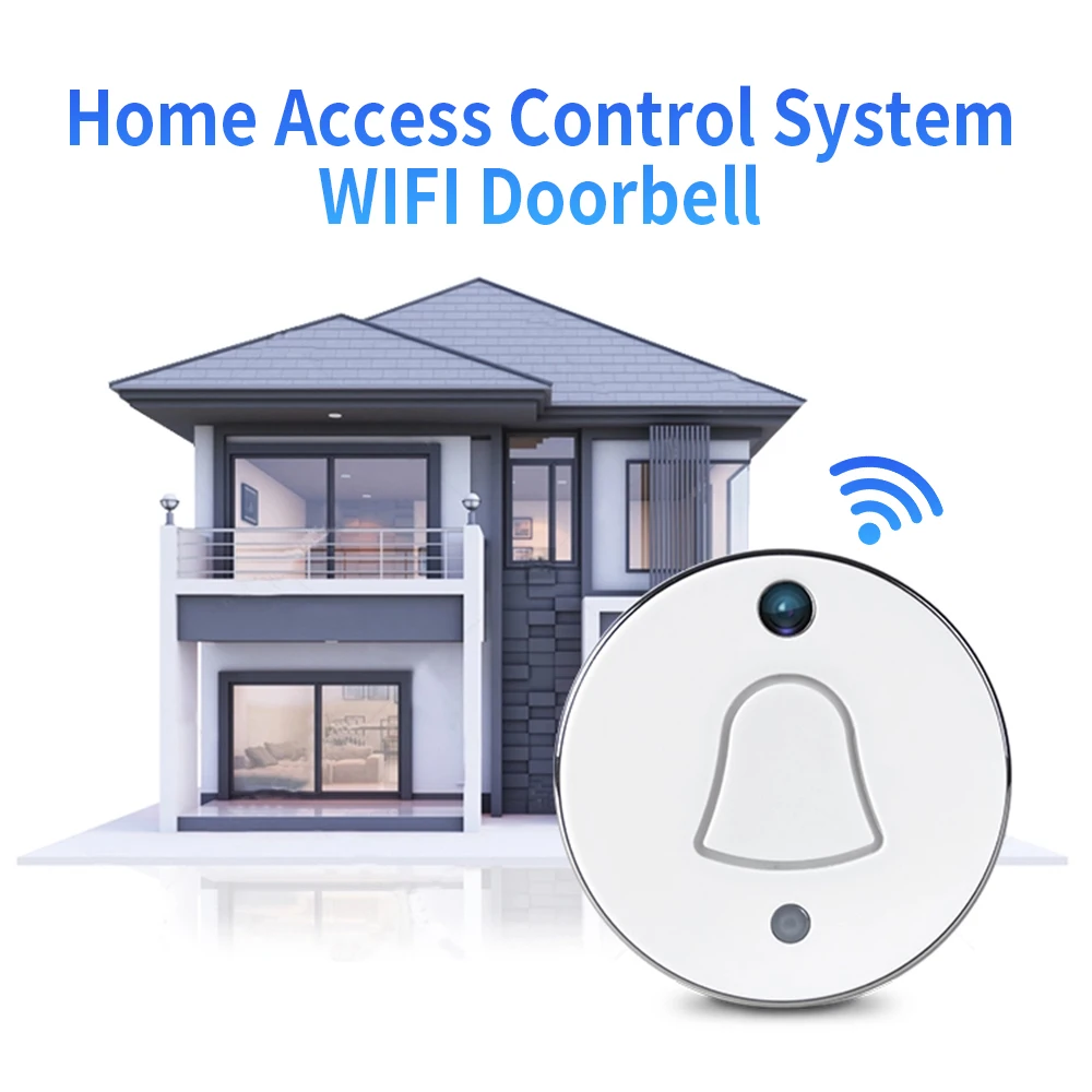 WIFI дверной Звонок IP видеодомофон Wi Fi умный камера для квартиры сигнализация