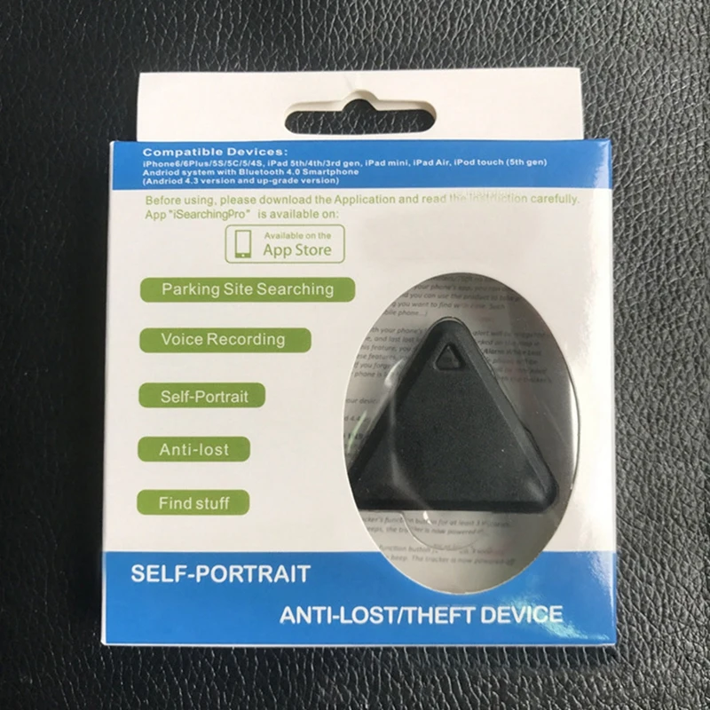 Треугольник Bluetooth тег монитор ключ бумажник Домашние животные ребенок анти потеря искатель локатор 2-Ways сигнализация
