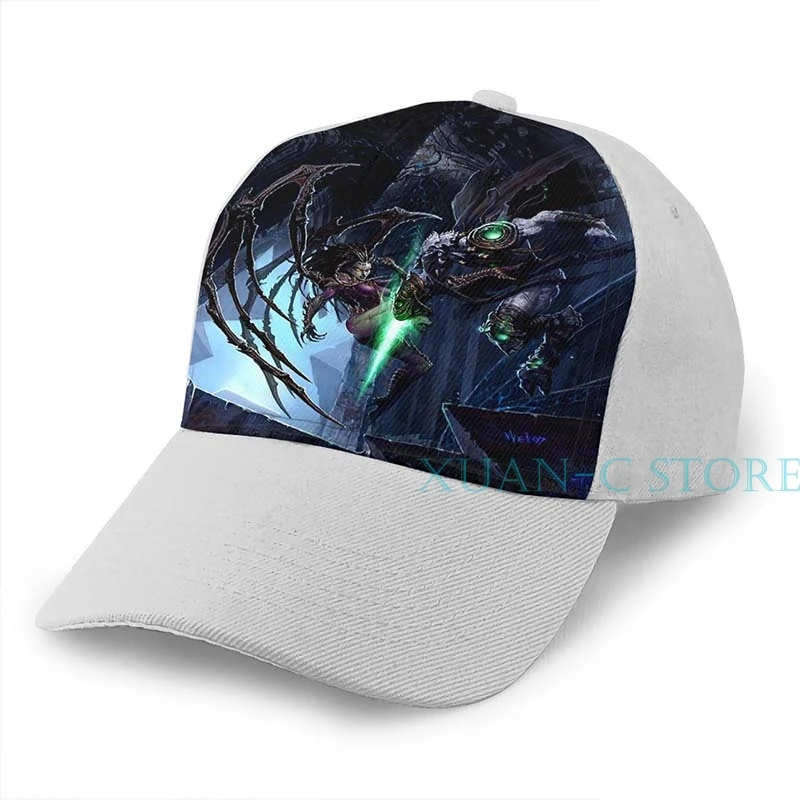 Stacплот Zeratul vs Kerrigan баскетбольная кепка мужская и женская модная черная шляпа унисекс с принтом - Цвет: Gray