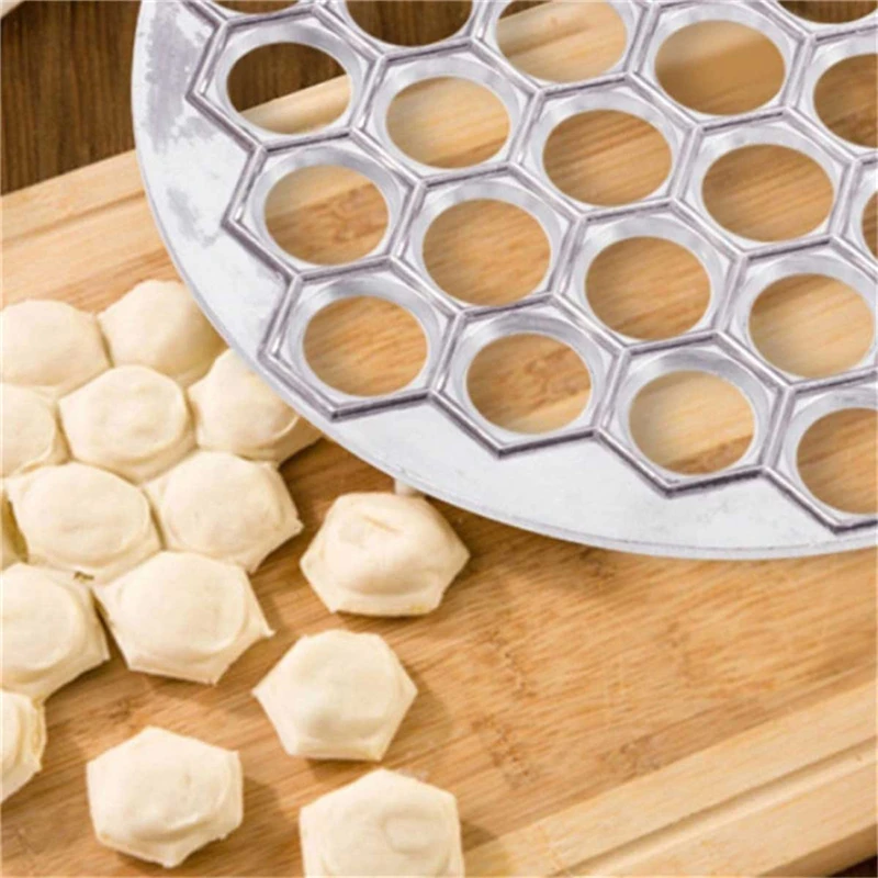 

Dumpling Mould, Solid Color Aluminium Alloy Dough Mold Food Mould for Dumplings Wontons
