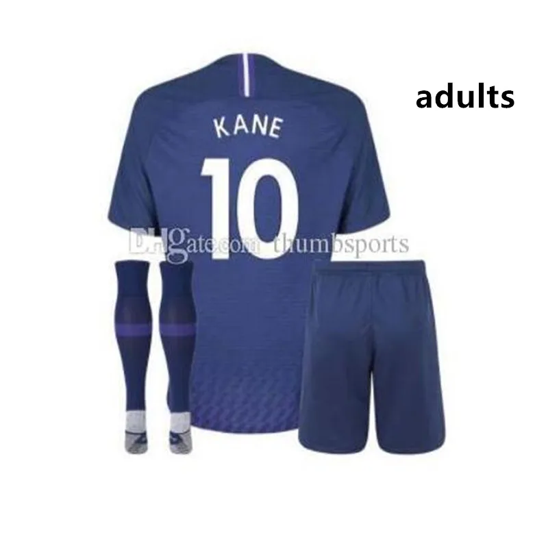 19 20 Tottenham Футбольная Футболка ERIKSEN DAVIES ROSE VERTONGHEN SON KANE DELE NDOMBELE комплект для взрослых+ носки футболка Tottenham - Цвет: shirt