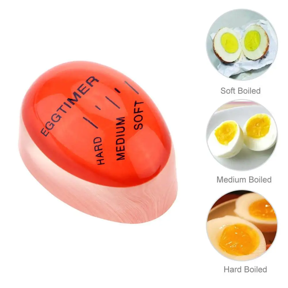 

Mini Color Changing Resin Perfect Boiled Eggs Timer Cooking Kitchen Supplies
