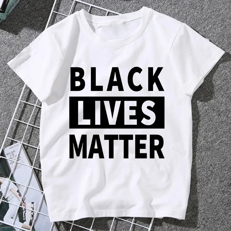 BLACK LIVES MATTER Alphabet Print Pink T-shirt Women New Summer Short Sleeve Fashion Lady Tops T Shirt Ladies Female Tee Tshirt