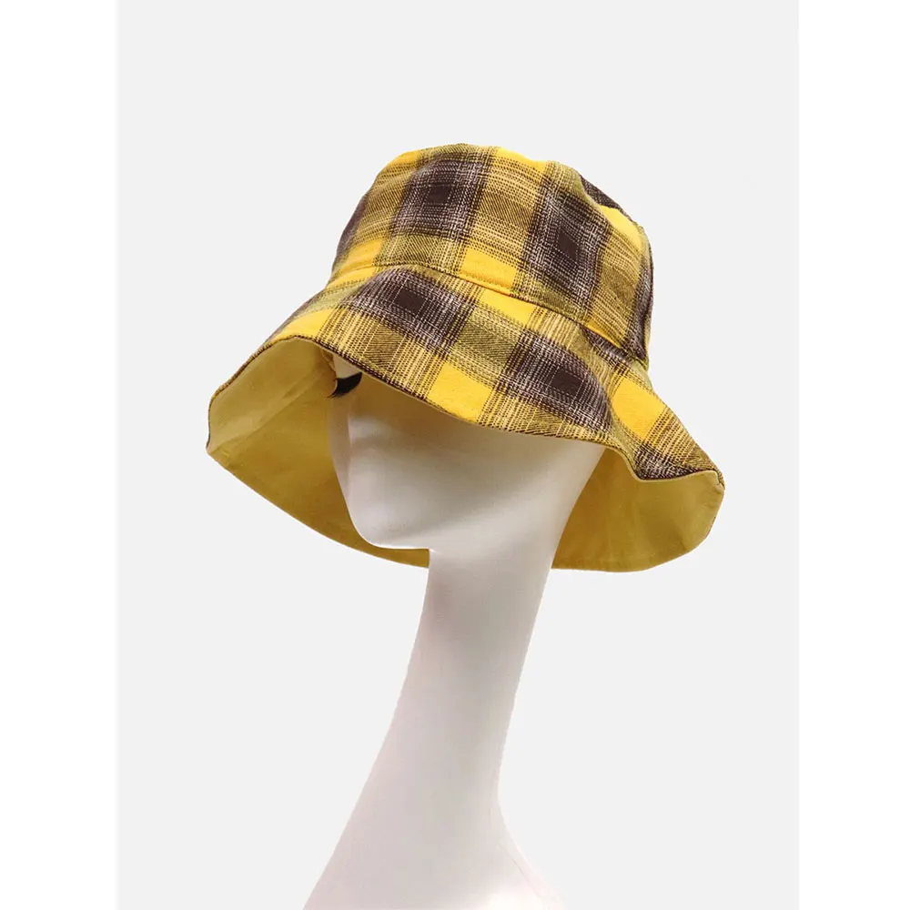 Шляпа мужская и женская в клетку с принтом Панама унисекс Боб лето Панама gorro человек с большими полями защищает от УФ-лучей