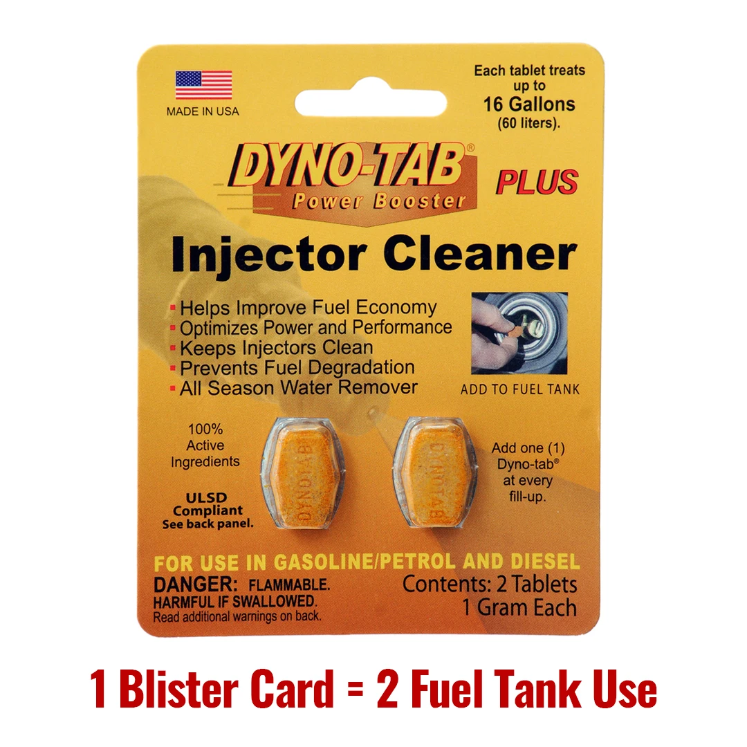 Dyno tab fuel injector cleaner additive Petrol Gasoline and Diesel