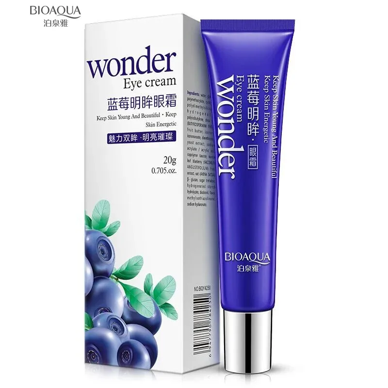 Skin Care Eye Cream Blueberries Whitening Moisturizing Hydrating Anti Wrinkle Remove Dark Circles Eye Creams 20g