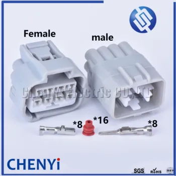 

8 Pin 90980-10897 90980-10896 Automotive Connector Reversing Radar Assembly Plug PDC Socket For Honda XRV CRV Toyota Supra MK4