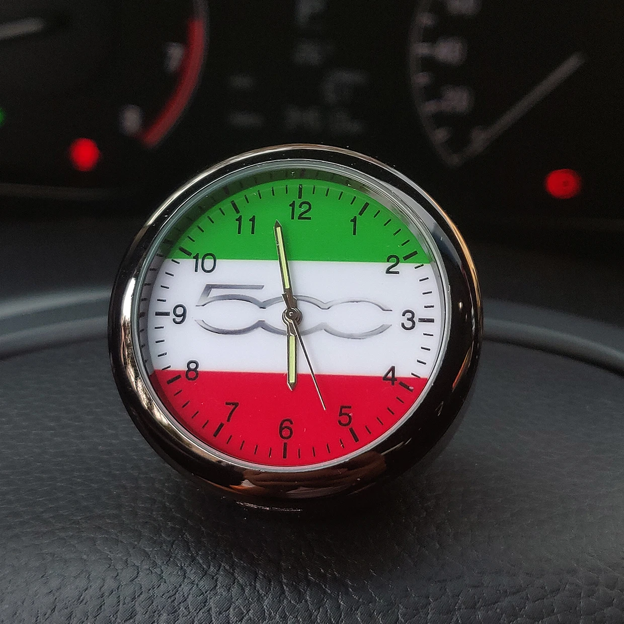 High Quality Car Decoration Electronic Meter Car Clock Timepiece Auto Interior Ornament FOR Fiat 500 abarth Car accessories High Quality Car Decoration Electronic Meter Car Clock Timepiece Auto Interior Ornament FOR Fiat 500 abarth Car accessories
