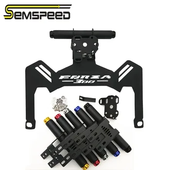 

SEMSPEED For Honda Forza300 Forza250 Forza125 MF13 2018-2020 19 Smart Phone Stand Handlebar Holder GPS Bracket Navigation Plate