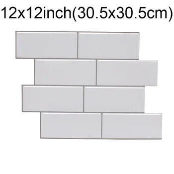 

30.5*30.5cm 3D Wall Sticker Self Adhesive DIY Brick Living RoomTV Kids Safty BedroomWarm Home waterproof Decor Wall St