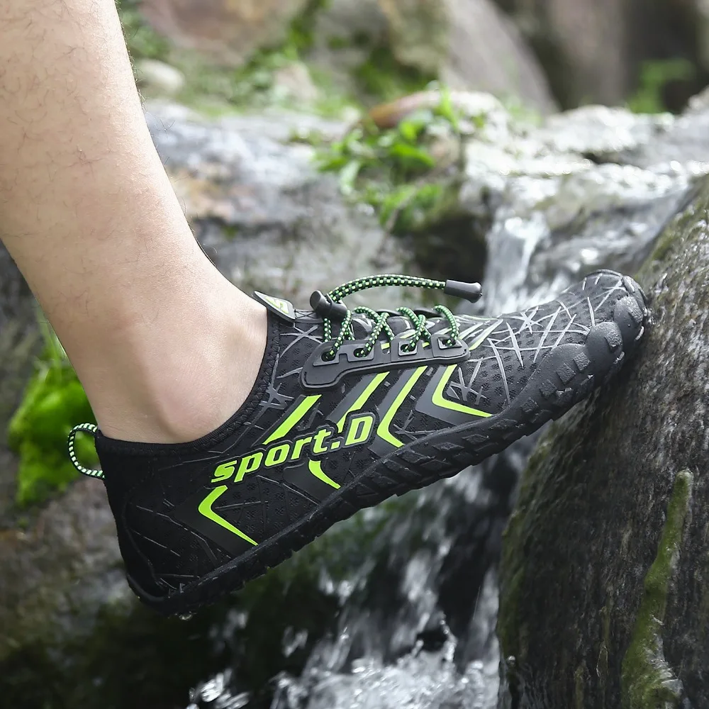 Sapatos de Água Verão para as Mulheres ao ar Tênis para Crianças Taobo Tamanho Grande Homens Descalços Livre Cinco Dedo Sapatos Fitness Esportes 46 11 ???A (9)