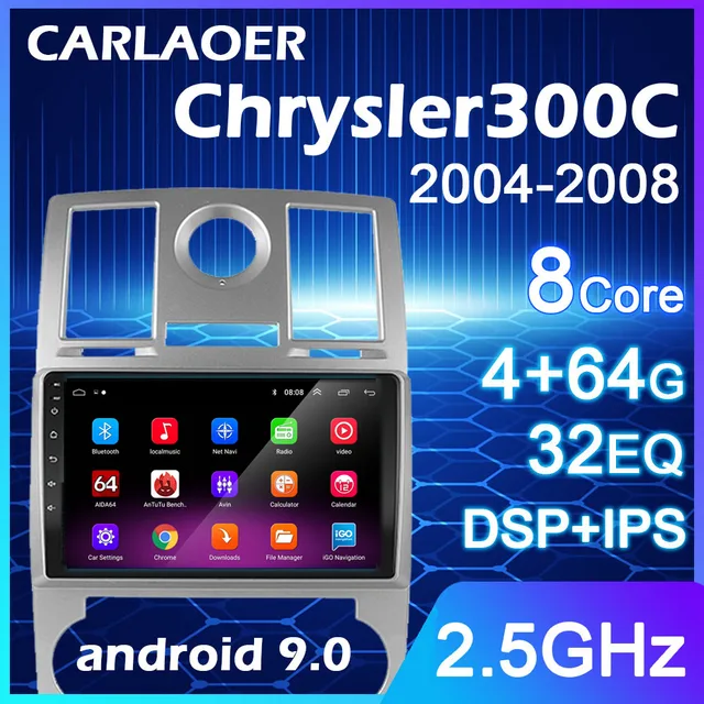 $129.2 8 Core Car Android 9.0 Auto Radio Multimedia For 2004 2005 2006 2007 2008 Chrysler Aspen 300C 2 Din GPS Navigation 2DIN WIFI