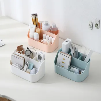 

Large Capacity Cosmetic Storage Box Drawer Makeup Organizer Dressing Table Skin Care Rack House Container Mobile Phone Sundries