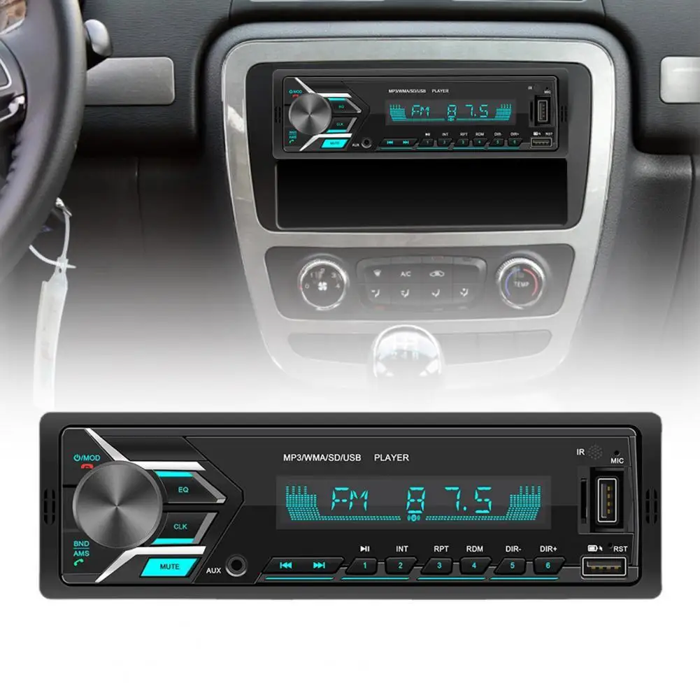 SWM503CarRadio1DinDualUSBBluetoothMP3PlayerFMRadioStereo