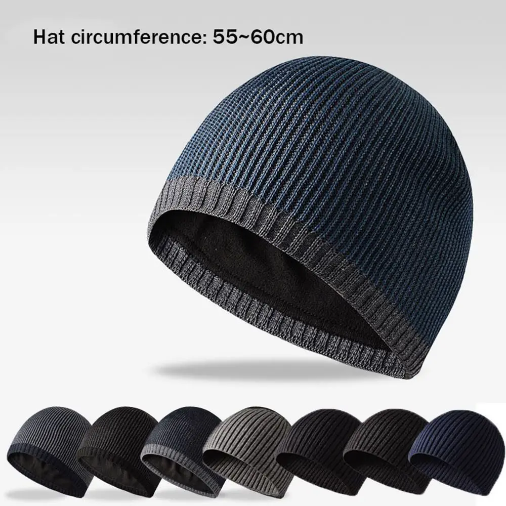 Men/Women Winter Warm Knitted Beanies Outdoor Sports Windproof Hedging Caps Comforable Soft Casual Cap Hiking Cycling Beanies 3