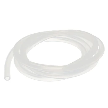 

ELEG-6mm x 10mm Silicone Food Grade Pipe Beer Water Air Hose Pipe 2 Meters