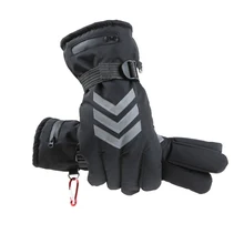 Кемпинг теплый тепловой отражающий Электрический Лыжный водонепроницаемый мягкий мотоцикл на батарейках зимние перчатки с подогревом для пеших прогулок на открытом воздухе