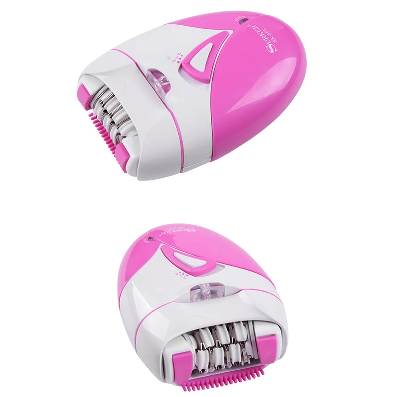 Surker 100-240V перезаряжаемый женский эпилятор электрический женский эпилятор для лица приспособление для удаления волос Эпилятор зоны бикини триммер ноги тела депи